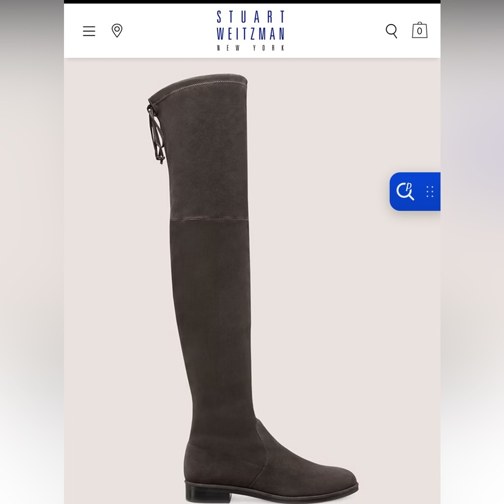 Stuart Weitzman Black Over-the-Knee Boots
